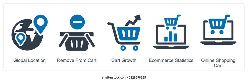 Remove From Cart Icon Concept
