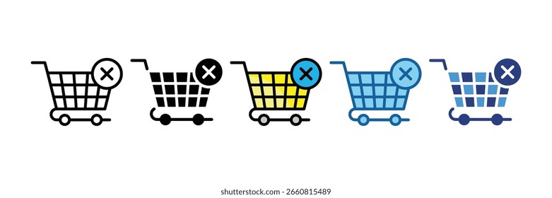 Quitar del elemento de icono de Carrito para el diseño