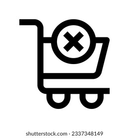 remove cart icon for your website, mobile, presentation, and logo design.