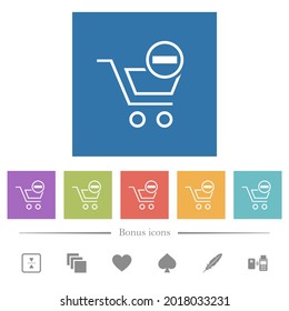 Entfernen Sie flache, weiße Symbole auf quadratischem Hintergrund. 6 Bonussymbole sind im Lieferumfang enthalten.