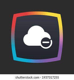 Remove Cloud - App Icon Button