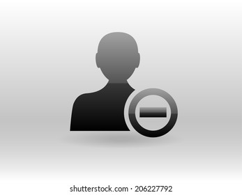 Remove contact icon