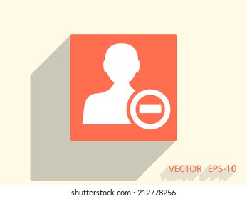 Remove contact icon