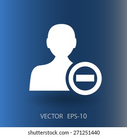 Remove contact icon