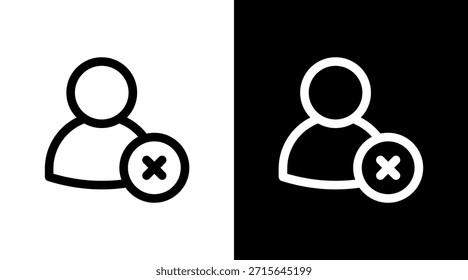 Remove Contact With Icon Set Design
