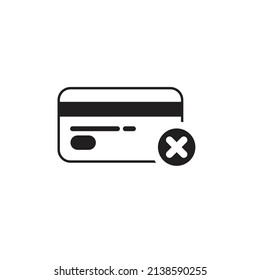 Remove credit card icon design. vector illustration