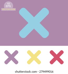 Remove, delete, x icon.