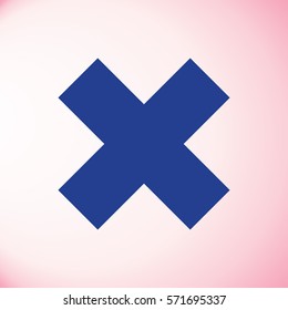 Remove, delete, x icon.