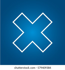 Remove, delete, x icon.