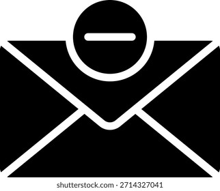 Quitar icono de glifo de mensaje de correo electrónico
