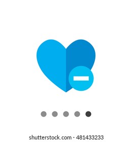 Remove from favorites icon
