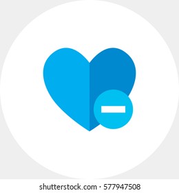 Remove from favorites icon