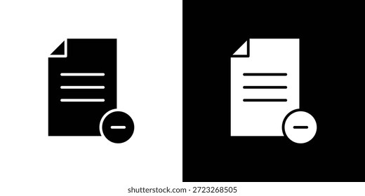Eliminar icono de archivo diseño gráfico doodle colección