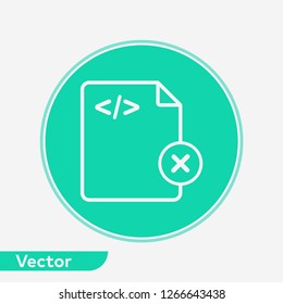 Remove file vector icon sign symbol