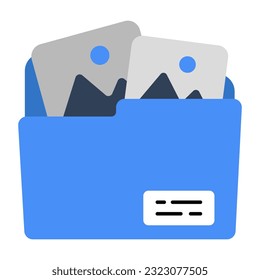 Remove folder icon isolated on white background 