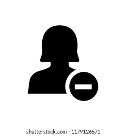 remove friend icon vector