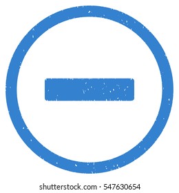 Remove grainy textured icon for overlay watermark stamps. Flat symbol with unclean texture. Dotted vector cobalt ink rubber seal stamp with grunge design on a white background.
