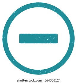 Remove grainy textured icon for overlay watermark stamps. Flat symbol with dust texture. Dotted vector soft blue ink rubber seal stamp with grunge design on a white background.