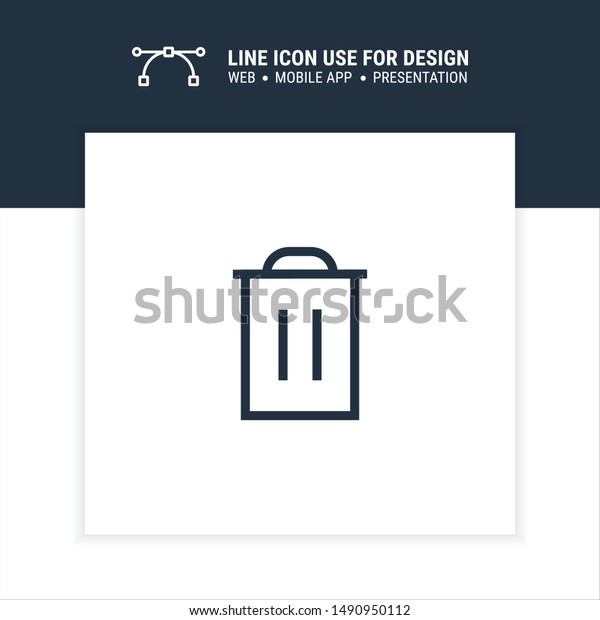 Remove Icon Design Vector Illustration Stock Vector (Royalty Free