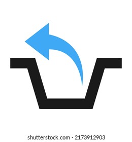 Remove Icon Flat Style vector illustration.