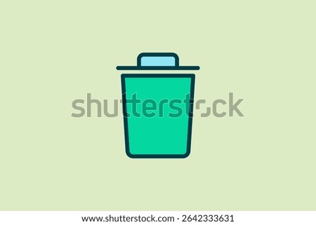 Remove icon. icon related to UI elements. suitable for web site, app, user interfaces,element, printable etc. flat line icon style. simple vector design editable