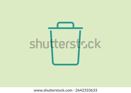 Remove icon. icon related to UI elements. suitable for web site, app, user interfaces,element, printable etc. line icon style. simple vector design editable
