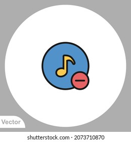 Remove icon sign vector,Symbol, logo illustration for web and mobile