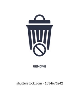 remove icon. Simple element illustration from user interface concept. remove editable symbol design on white background. Can be use for web and mobile.