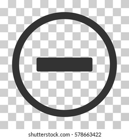 Remove icon. Vector illustration style is flat iconic symbol, gray color, transparent background. Designed for web and software interfaces.