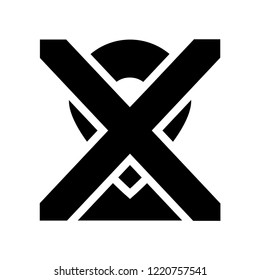 Remove Location icon. Trendy Remove Location logo concept on white background from Maps and Locations collection. Suitable for use on web apps, mobile apps and print media.