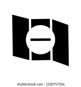 Remove from Map icon. Trendy Remove from Map logo concept on white background from Maps and Locations collection. Suitable for use on web apps, mobile apps and print media.