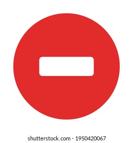 eliminar, menos el vector de signo redondo rojo.