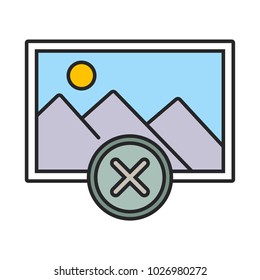 Remove photo icon