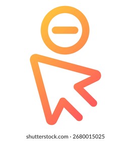 Remove Selection icon symbol. Vector illustration.