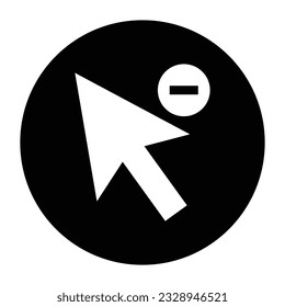 Remove selection icon vector illustration on white background design.