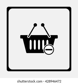 Remove from Shopping Basket Icon.