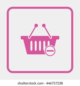 Remove from Shopping Basket Icon.