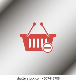 Remove from Shopping Basket Icon.