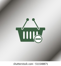 Remove from Shopping Basket Icon.