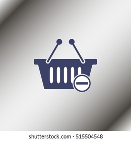 Remove from Shopping Basket Icon.