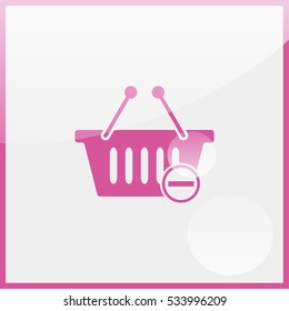 Remove from Shopping Basket Icon.