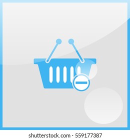 Remove from Shopping Basket Icon.