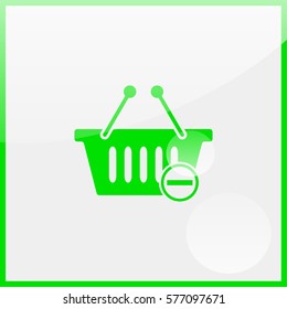 Remove from Shopping Basket Icon.