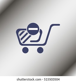 Remove from the shopping cart.