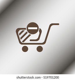 Remove from the shopping cart.