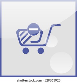 Remove from the shopping cart.