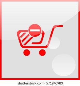 Remove from the shopping cart.