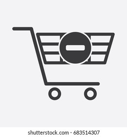 Remove Shopping Cart icon