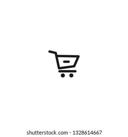 Remove from Shopping Cart  icon. Vector  Eps 10 