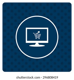 remove from the shopping cart. icon. vector design